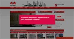 Desktop Screenshot of imobiliaria3a.com.br