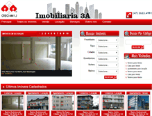 Tablet Screenshot of imobiliaria3a.com.br